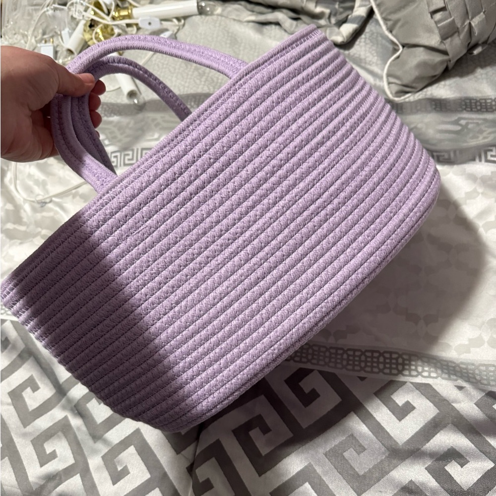 Purple diaper caddy new***